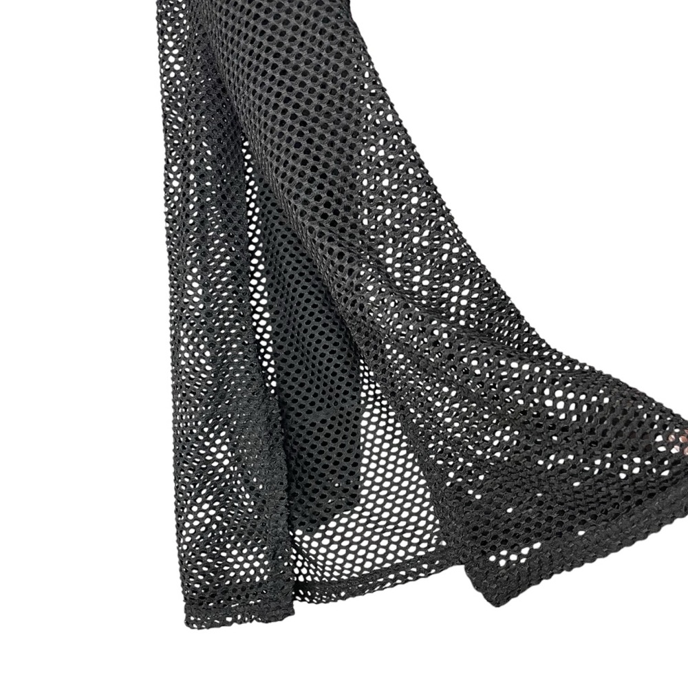 Black Fishnet Crop Top & Pants - Picture 13 of 14